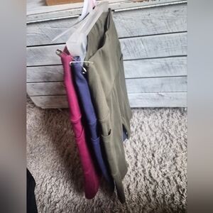 3 Pack Workout Shorts Bundle- WHOUARE 3 Pack High Waisted Biker Shorts w Pockets